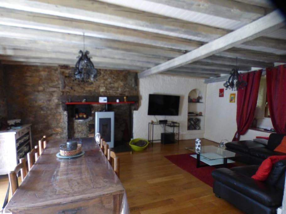 Maison Familiale Pour 8 Saint-Aventin Екстериор снимка
